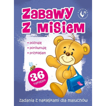 Zabawy z misiem - Zadania z naklejkami